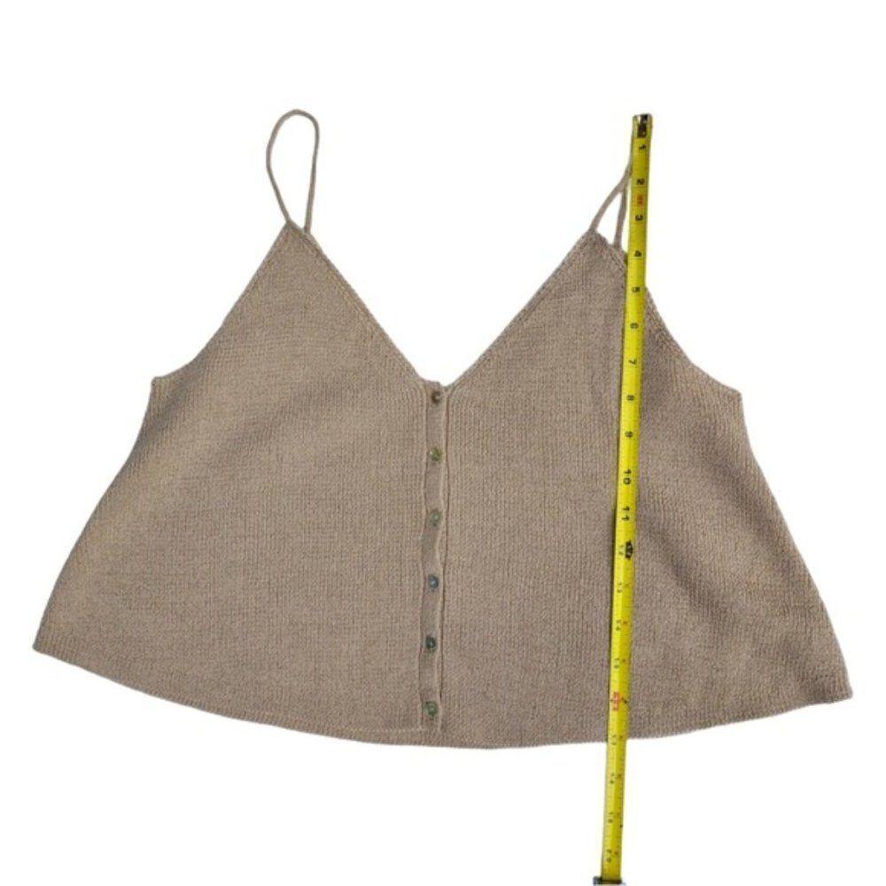 INTERMIX Felicity Button Front Cami Top - Picture 3 of 7